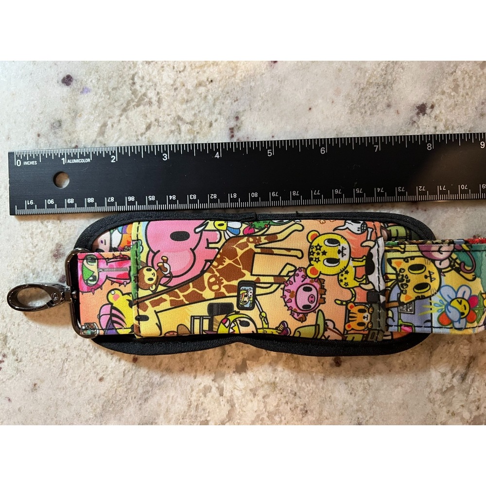 Tokidoki x Ju-Ju-Be Animalini Padded Crossbody Strap with Safari Animals JuJuBe - Picture 3 of 5